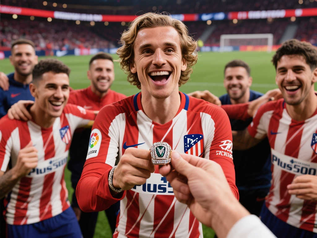 格列兹曼荣登马竞历史射手榜首 队友赠定制戒指纪念超越阿拉贡内斯